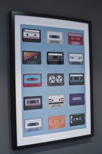Jeremy Harnell Retro Tapes Print