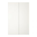 Ikea Hasvik Pair of sliding doors 150cm x 236cm White