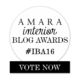 Vote for me! Best DIY & Craft Blog, Amara Interior Blog Awards 2016.