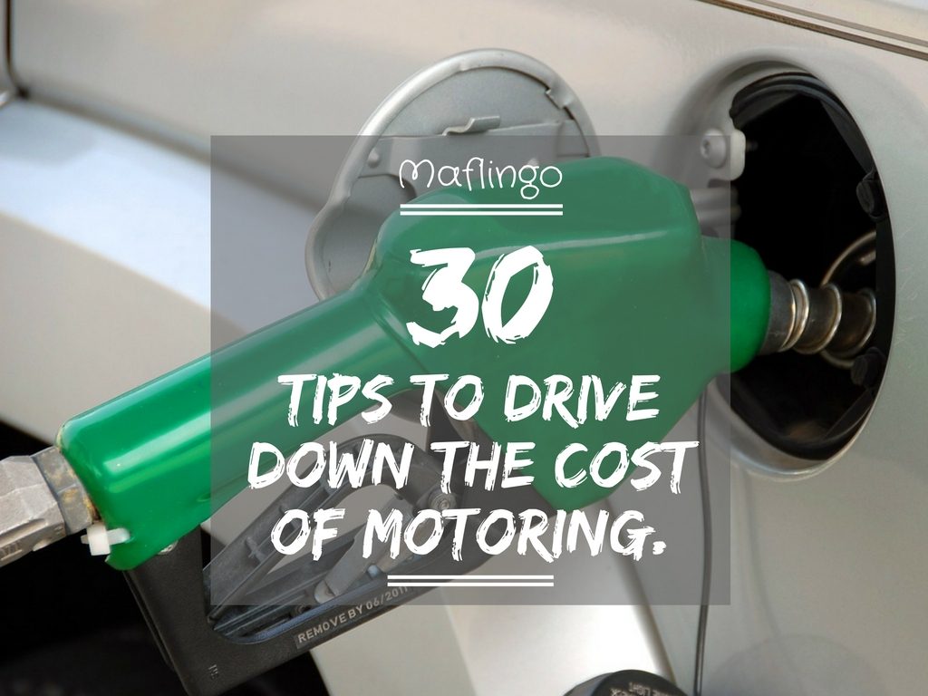 30 Tips to drive down the cost of motoring.