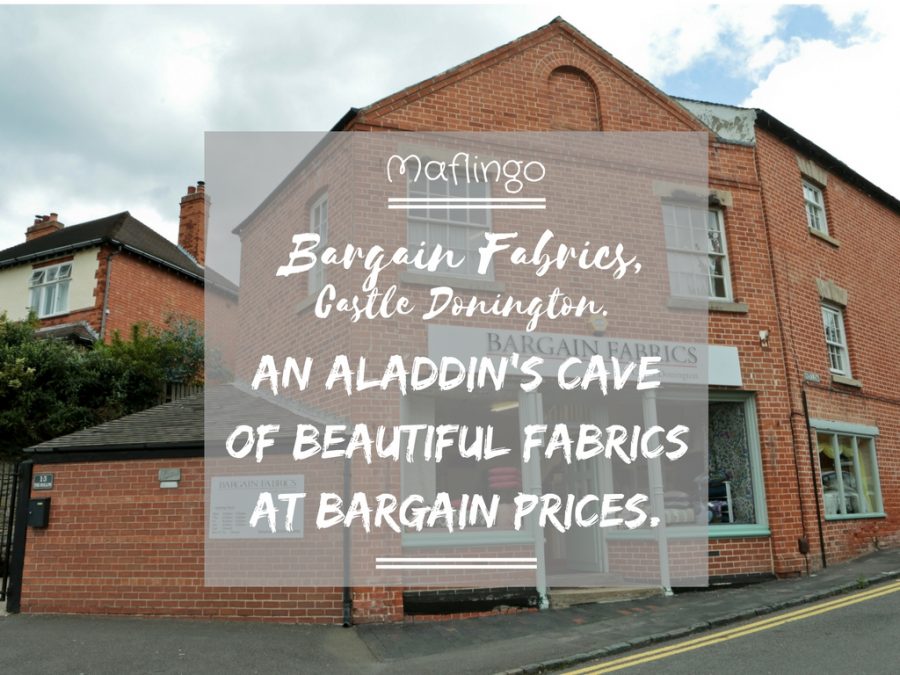 Bargain Fabrics Castle Donington Shopfront, An alladin's cave of beautiful fabrics and leather at bargain prices.