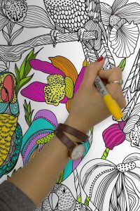 Removable Colouring Wall Murals