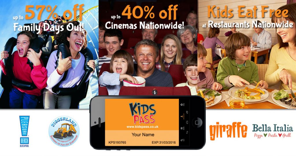 Kids Pass Main Promo Image With special offerss.