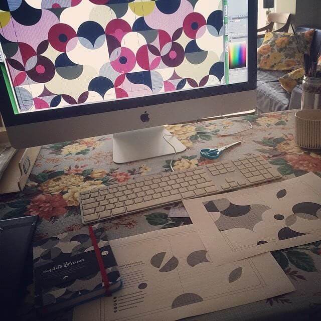 Developing a print design: Adding colour