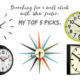 Searching for a wall clock with ‘WOW’ factor: My Top 5 picks.