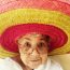 Banish winter depression and the post-holiday blues old lady in sombrero